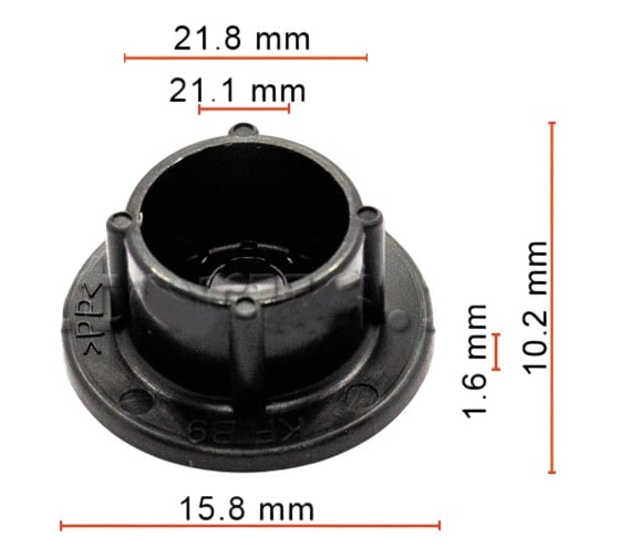 Крепеж AVERS для Hyundai / KIA 84124-36000 10 шт. 84124-36000-10 1