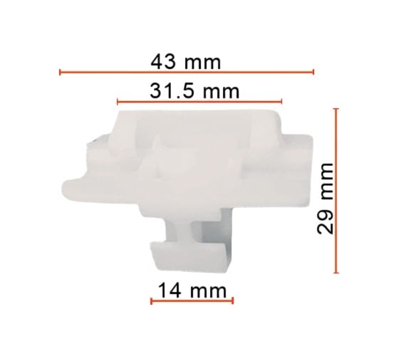 Крепеж AVERS для Mercedes A0019910271 10 шт. A0019910271-10 1