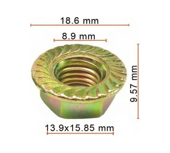 Крепеж AVERS 13396-10001 для Hyundai-Kia 13396-10001 10 шт. 13396-10001-10 1