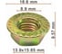Крепеж AVERS 13396-10001 для Hyundai-Kia 13396-10001 10 шт. 13396-10001-10 1