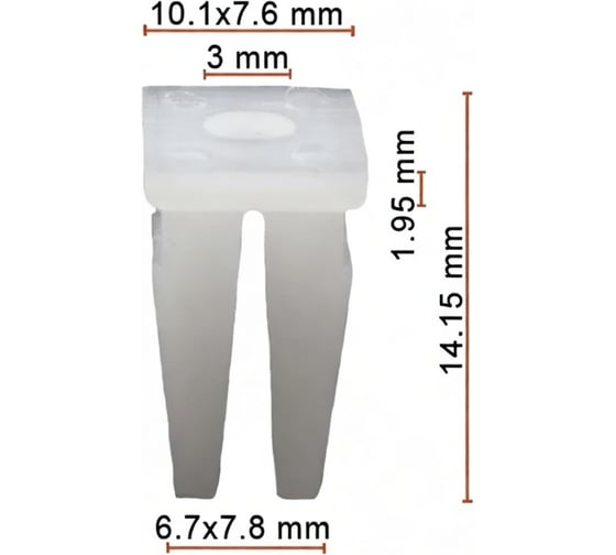 Крепеж AVERS для Hyundai / KIA 86518-3M000 10 шт. 86518-3M000-10 1