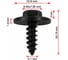 Крепеж AVERS для Toyota 9015950388 10 шт. 9015950388-10 1