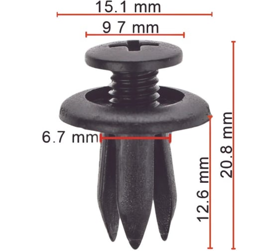 Фиксатор AVERS для Mitsubishi MB345544 10 шт. MB345544-10