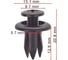 Фиксатор AVERS для Mitsubishi MB345544 10 шт. MB345544-10 1