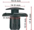 Фиксатор AVERS для Mitsubishi MR220501 10 шт. MR220501-10 1