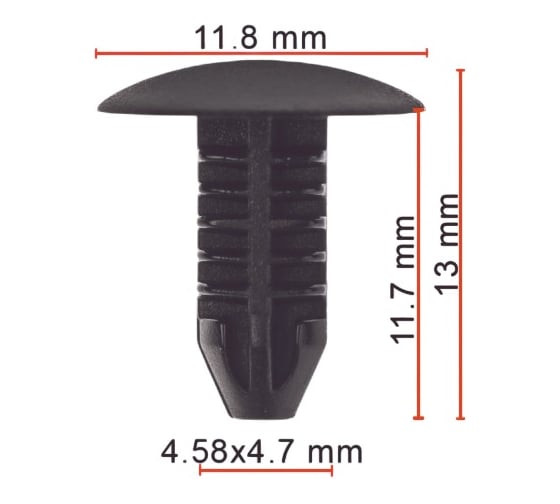 Фиксатор AVERS для Mitsubishi MR777365 10 шт. MR777365-10