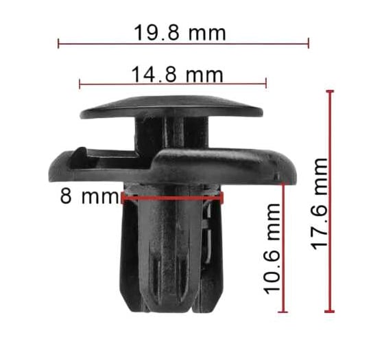 Фиксатор AVERS для Fiat / Alfa / Lancia 71741883 10 шт. 71741883-10