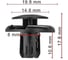 Фиксатор AVERS для Fiat / Alfa / Lancia 71741883 10 шт. 71741883-10 1