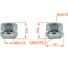 Гайка колесная AIRLINE M12x1.5x19,5, сфера R12, ключ 19, открытая, хром, 20 шт для а/м Honda ASCR316 5