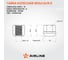 Гайка колесная AIRLINE M12x1.5x19,5, сфера R12, ключ 19, открытая, хром, 20 шт для а/м Honda ASCR316 6