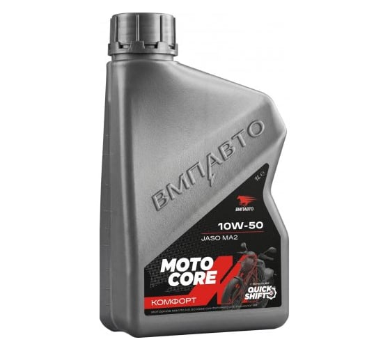 Моторное масло для мото ВМПАВТО Moto Core ХАРД 4Т 10w-50 SL МА2, канистра 1л 9356