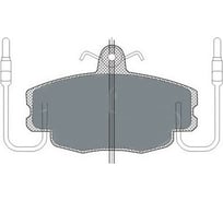 Тормозные колодки 4 шт для DACIA/FIAT/LADA/PEUGEOT/RENAULT SCT SP189