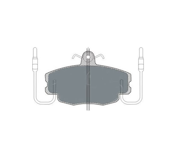 Тормозные колодки 4 шт для DACIA/FIAT/LADA/PEUGEOT/RENAULT SCT SP189 1