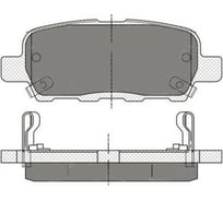 Тормозные колодки 4 шт для INFINITI/NISSAN/RENAULT/SUZUKI SCT SP339