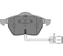 Тормозные колодки 4 шт для AUDI/VOLVO/VW SCT SP178