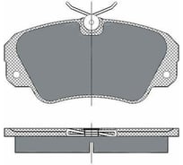 Тормозные колодки 4 шт для OPEL/VAUXHALL SCT SP287
