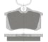Тормозные колодки 4 шт для AUDI/CITROEN/PEUGEOT/RENAULT/SEAT/SKODA/VW SCT SP674 1