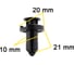 Автокрепеж для Acura/Honda 10 шт 91503SZ5003, 91509S47003, 91503S7S003 КрепАвто 1218 2