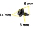 Автокрепеж для Lexus/Toyota 10 шт 09409063225PK, 9046706133CO, 9046706133C0, 9046706133 КрепАвто 0609 2