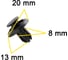 Автокрепеж для Lexus/Mazda/Toyota 10 шт 90118WB048, B45A56146A КрепАвто 1903 3