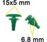 Автокрепеж для Acura/Honda 10 шт 8085089961, 8085089919, 72311S5S003 КрепАвто 1502 2