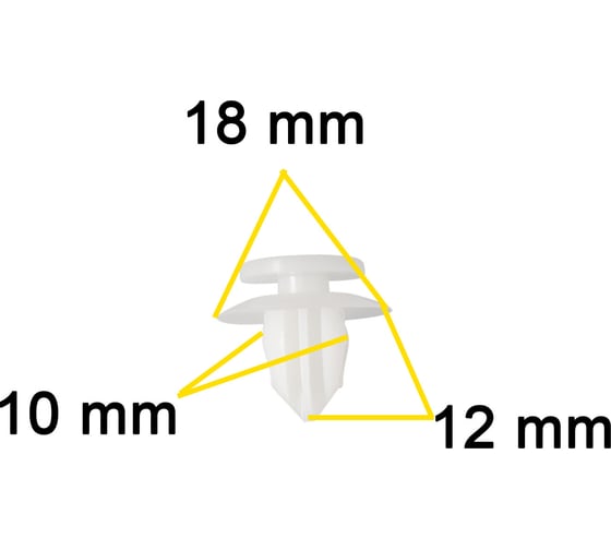 Автокрепеж для Lexus/Toyota 10 шт 9046710162 КрепАвто 0615