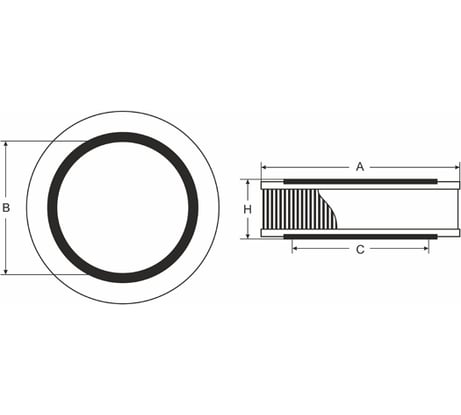 Воздушный фильтр GAZ SCT SB2050