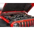 Упоры капота газовые для Jeep Gladiator JT 2020-н.в., Wrangler JL 2017-н.в., 2 шт., Rival 2A.ST.2702.1 3