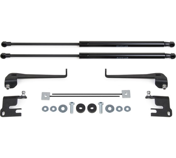 Упоры капота для Lada Niva Travel 2021-н.в., 2 шт., Rival A.ST.6017.1 1