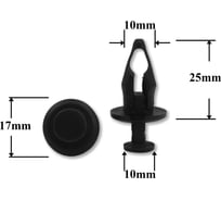Автокрепеж для GM 10 шт 10157900, 11517803, 15993201 КрепАвто 0107