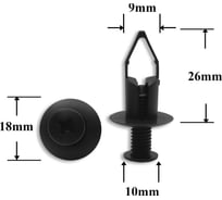 Автокрепеж для Lexus/Toyota 10 шт 5253135010CO, 9046709181A1, 904709101, 5253135010O, 9046709101 КрепАвто 0416
