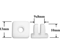 Автокрепеж Acura/Honda/Infiniti/Lexus/Mazda/Nissan/Toyota 10 шт 755216110000, 9018906010, 999100601, 96706P0105 КрепАвто 0432
