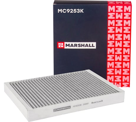 Фильтр салонный угольный Volvo S60 II 10- / S80 II 06- / V70 II-III 07-/ XC60 08- MARSHALL MC9253K