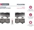 Тормозные колодки дисковые передние Toyota Land Cruiser 200 07- / Land Cruiser Prado 150 15- MARSHALL M2624386 2