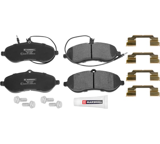 Тормозные колодки дисковые передние Citroen Jumpy II 07-, Fiat Scudo II 07-, Peugeot Expert II MARSHALL M2624595 1