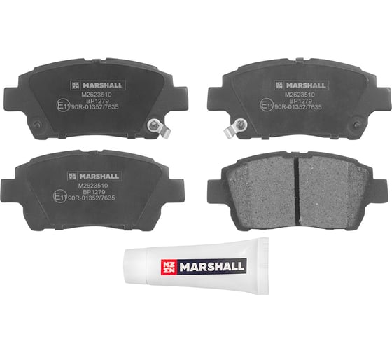 Тормозные колодки дисковые передние Toyota Corolla IX E120 01- / Prius I, II 00- / Yaris I 99- MARSHALL M2623510 1