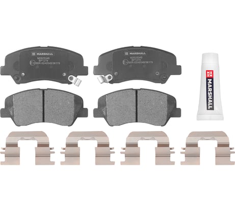 Тормозные колодки дисковые передние Hyundai Solaris I 10- / i20 14-, Kia Rio III 11- / Picanto MARSHALL M2625348