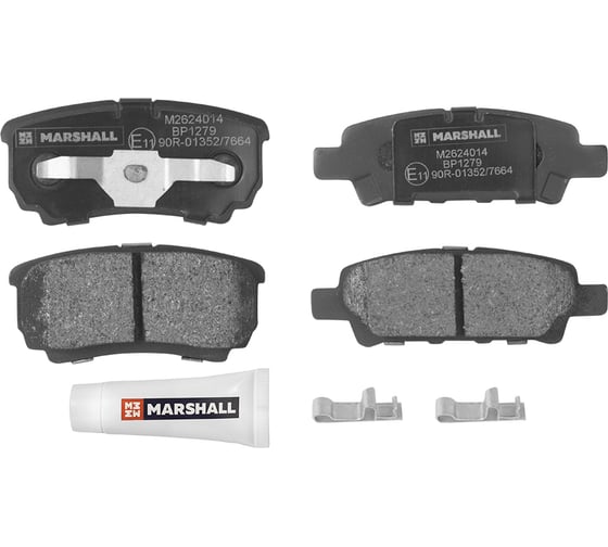 Тормозные колодки дисковые задние Mitsubishi Lancer IX, X 03-, Outlander I 02-, Chrysler MARSHALL M2624014 1