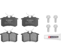Тормозные колодки дисковые задние Audi A4 B6, B7 00-, A6 C5 97-, VW Golf II-IV 83-, Passat MARSHALL M2620961