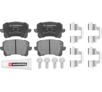 Тормозные колодки дисковые задние Audi A6 C6 05-, Q3 8U 11-, VW Passat B6, B7 05- MARSHALL M2624483