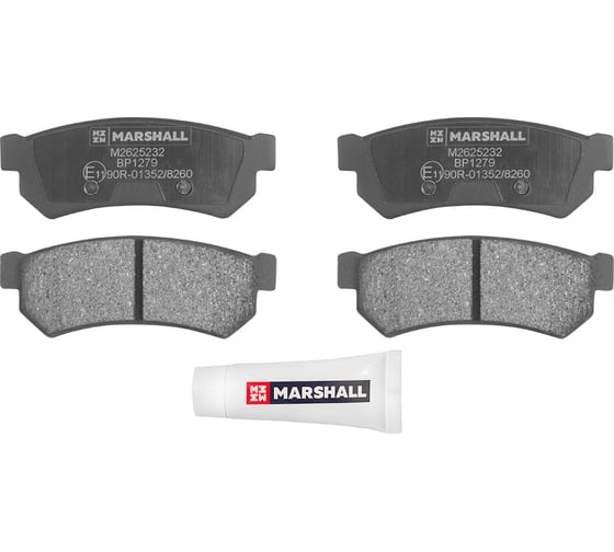 Тормозные колодки дисковые задние Chevrolet Lacetti 04-, Daewoo Nubira 03-, Gentra 13- MARSHALL M2625232