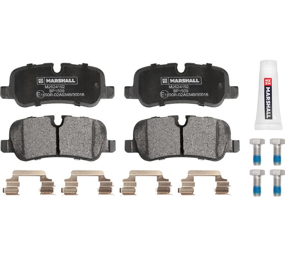 Тормозные колодки дисковые задние Land Rover Discovery III, IV 04-, Range Rover III 02- MARSHALL M2624192 1