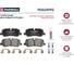 Тормозные колодки дисковые задние Land Rover Discovery III, IV 04-, Range Rover III 02- MARSHALL M2624192 2