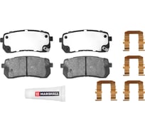 Тормозные колодки дисковые задние Haval H8 13-, Hyundai H-1 II 08-, ix55 07-, Kia Carnival II MARSHALL M2624599