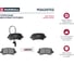 Тормозные колодки дисковые задние Opel Movano B 10-, Renault Master III 10- MARSHALL M2624702 2