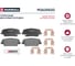 Тормозные колодки дисковые задние Hyundai Santa Fe II, III 06-, Kia Mohave 08-, Sorento II 09- MARSHALL M2625520 2