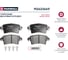 Тормозные колодки дисковые задние Opel Movano A 98-, Renault Master II 98- MARSHALL M2623669 2