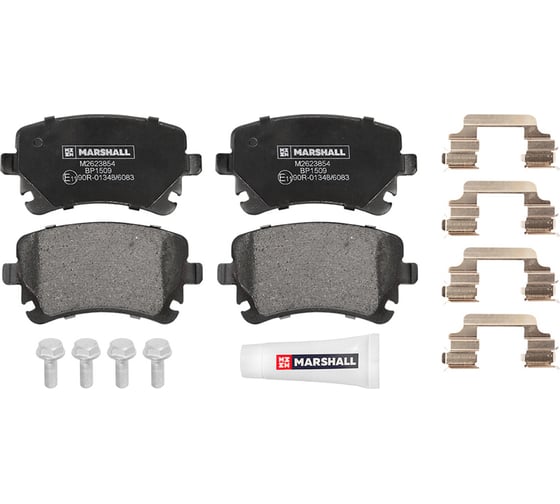 Тормозные колодки дисковые задние Audi A4 B7 04-, A6 C6 05-, VW Transporter T5 03- MARSHALL M2623854