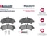 Тормозные колодки дисковые задние MB Sprinter II 906 06-, VW Crafter I 06- MARSHALL M2629217 2