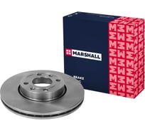 Тормозной диск передний Lada Largus с ABS 12-, Nissan Micra III, V 02-, Renault Clio III MARSHALL M2000405